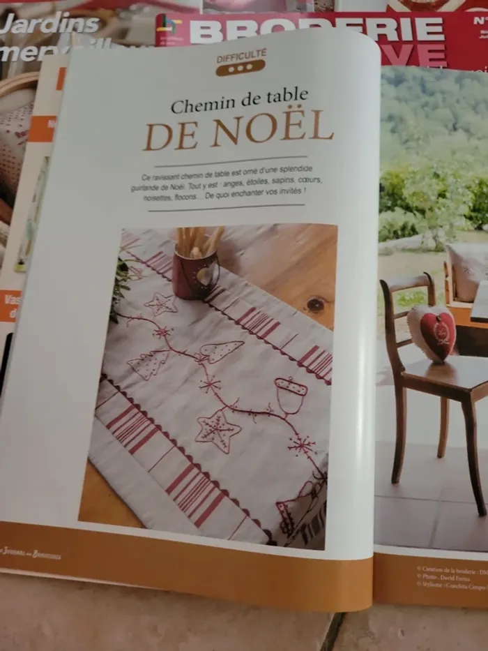 Lot de 7 revues de broderie - photo numéro 9