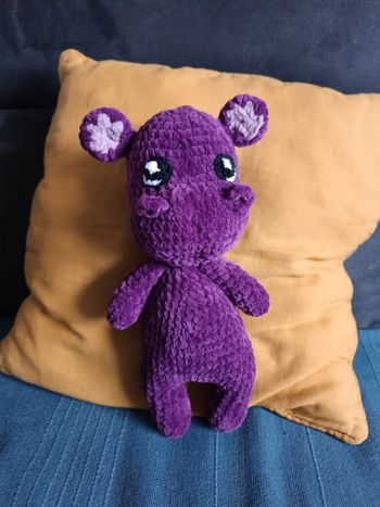 Hippopotame amigurumi