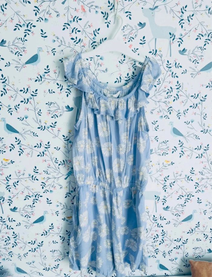 Jolie combi short été légère neuve étiquette 140cm - photo numéro 3