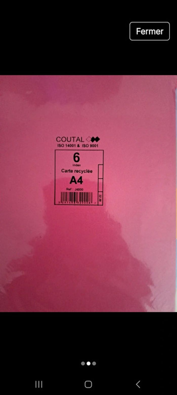 Lot 6 intercalaires neuf Coutal - photo numéro 2