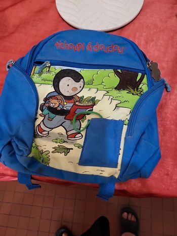 Sac a dos cartable tchoupi et doudou