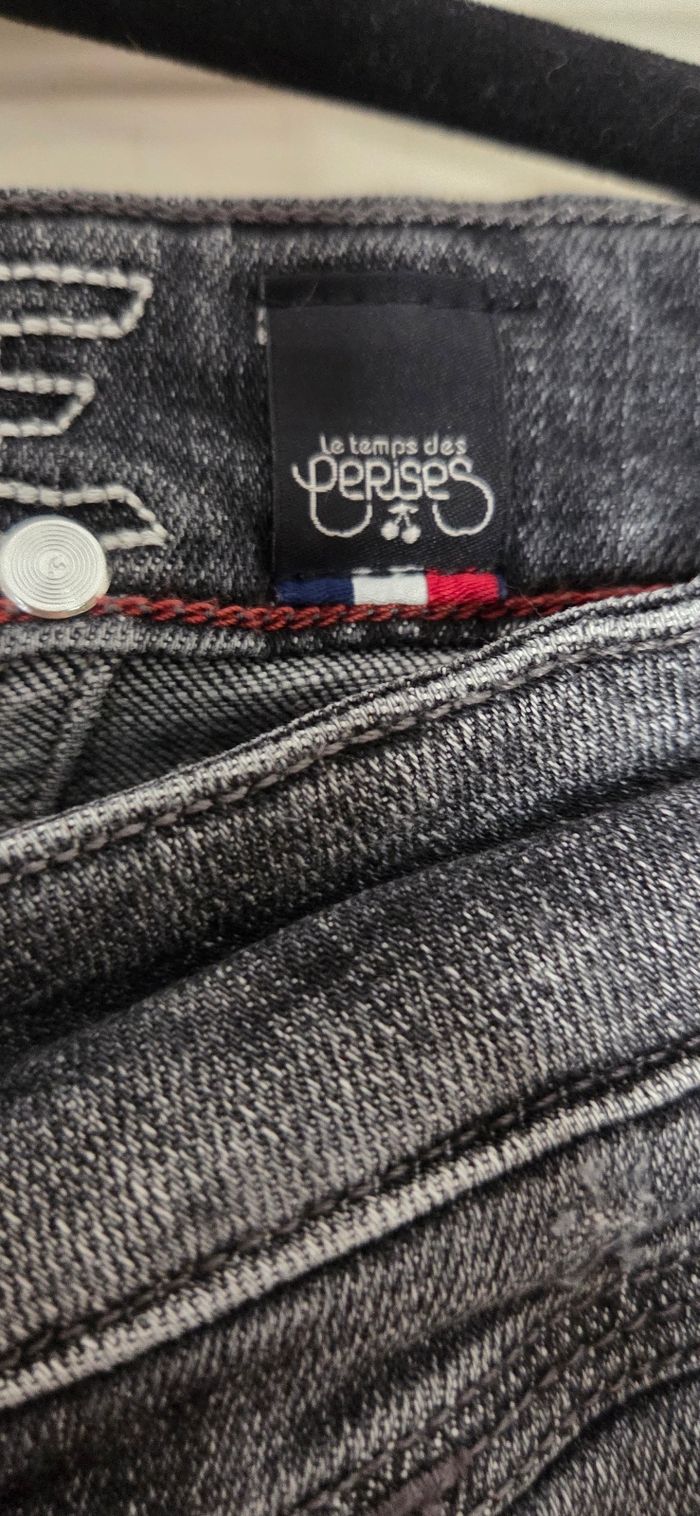 Jean Le Temps des Cerises Héritage 🖤 T34 (42/44 FR) – gris délavé slim – excellent état - photo numéro 3