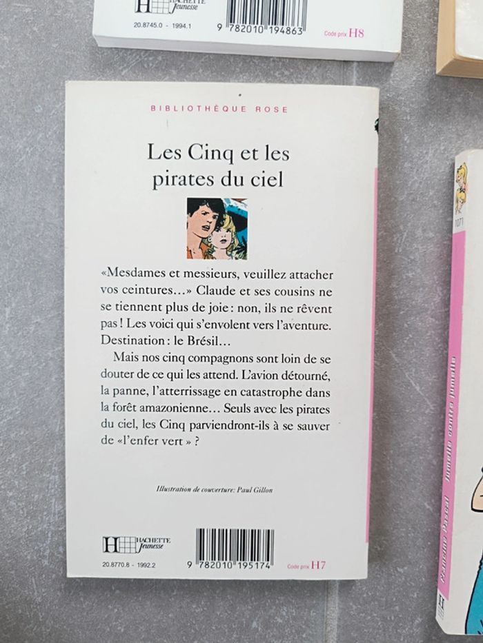 Lot de 6 livres Bibliothèque Rose - photo numéro 3