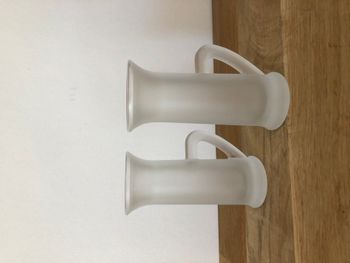 Lot de deux verres à liqueur/shot aspect givré