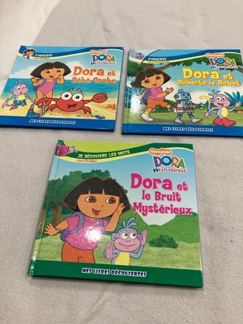 Lot de 3 livres Dora