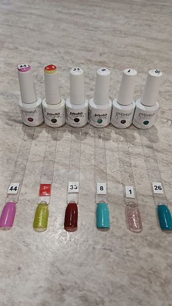 Lot 6 vernis semi permanent uv