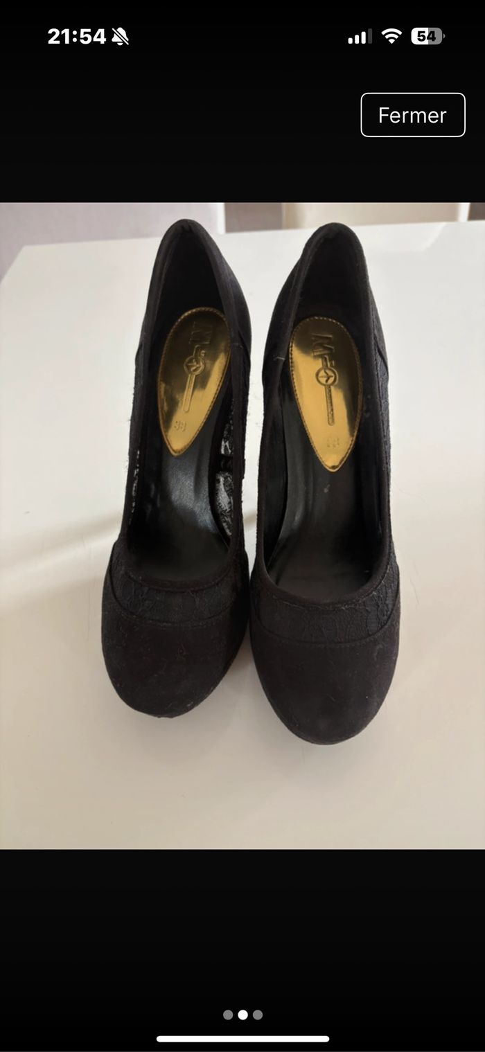 Escarpins à talons noirs - photo numéro 2