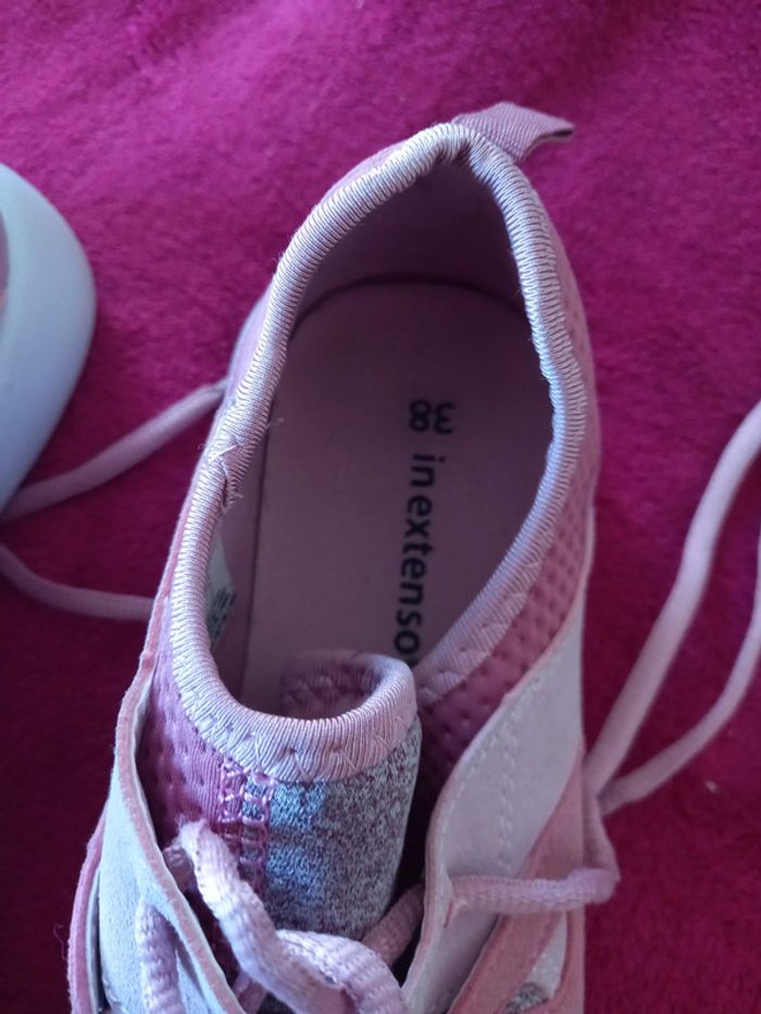 Baskets femmes légères roses  P : 38 - photo numéro 4