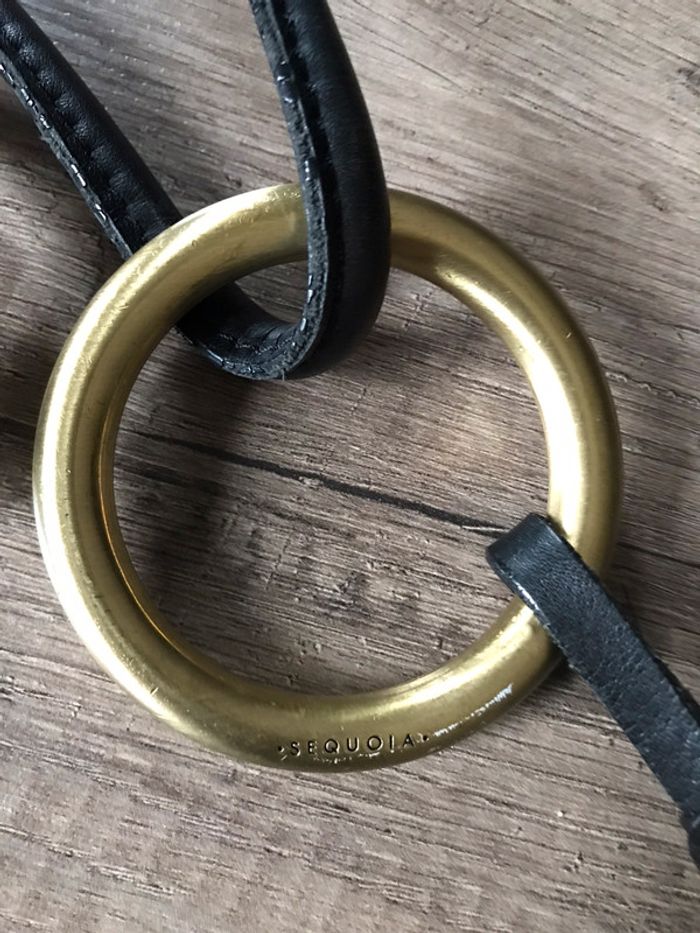 Sac Séquoia noir en cuir - photo numéro 2