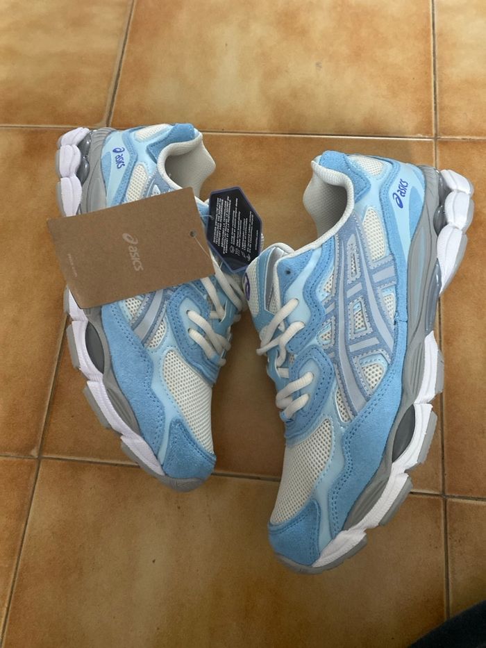Asics gel nyc bleu gris - photo numéro 3