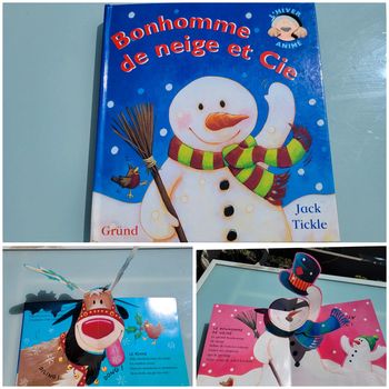 Superbe livre pop-up Bonhomme de neige et Cie (73)