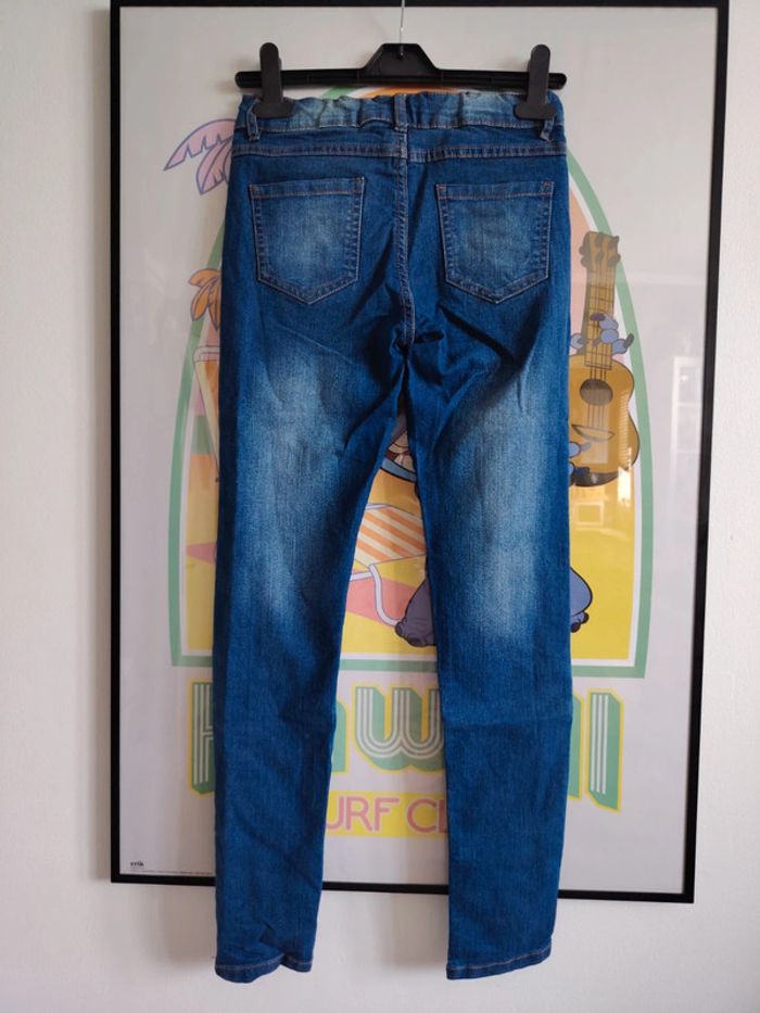 Jean basique Tissaia Taille 12 ans Ajustable - photo numéro 5