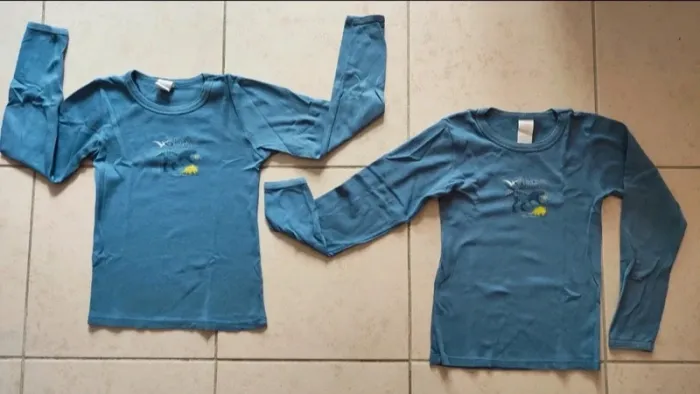 Lot 1 chemise et 7 Tee-shirts manches longues 8 ans