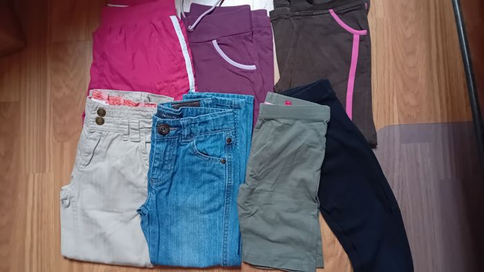 Lots de 7 pantalons/bas (2€=prix unités !)