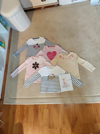Lot 5 tee-shirts manches longues 4 ans InExtenso