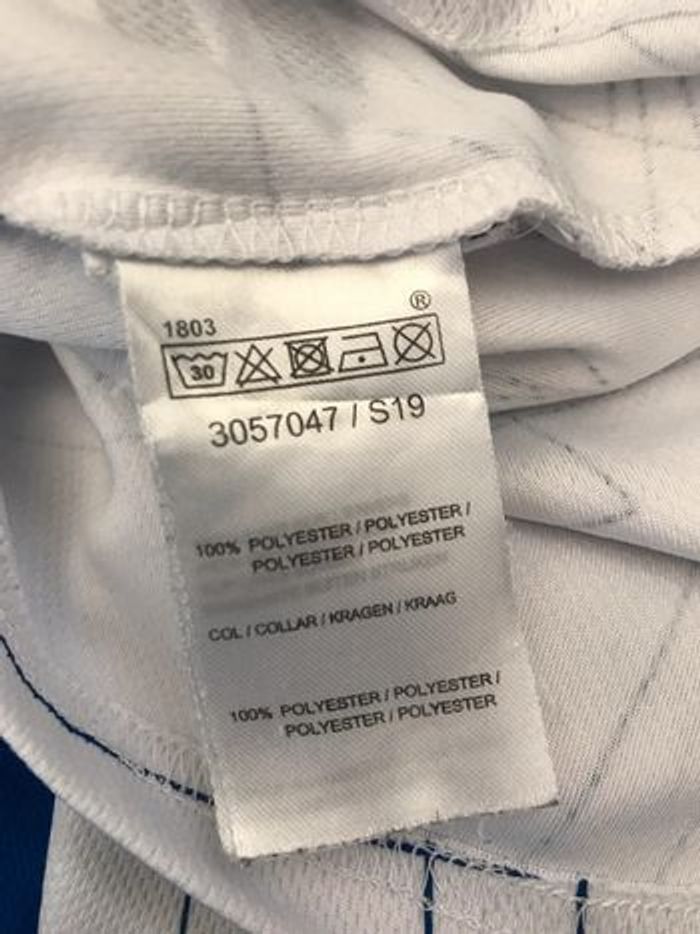 tshirt bleu et blanc zeeman garçon 9-10 ans 134-140 cm polyester - photo numéro 8