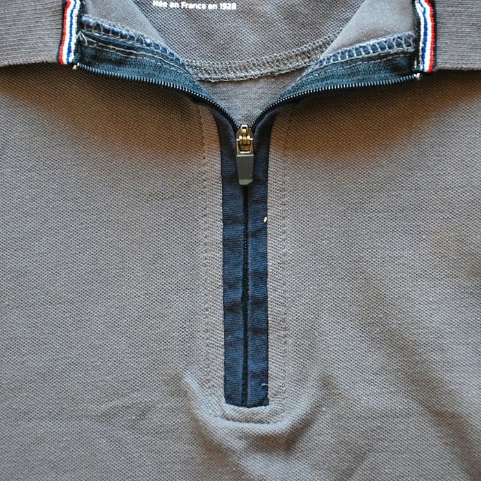 Rica Lewis RL1928 Polo Vintage Col Zip V Gris Homme Exclusive Collection Y2K (Taille XXL) - photo numéro 7