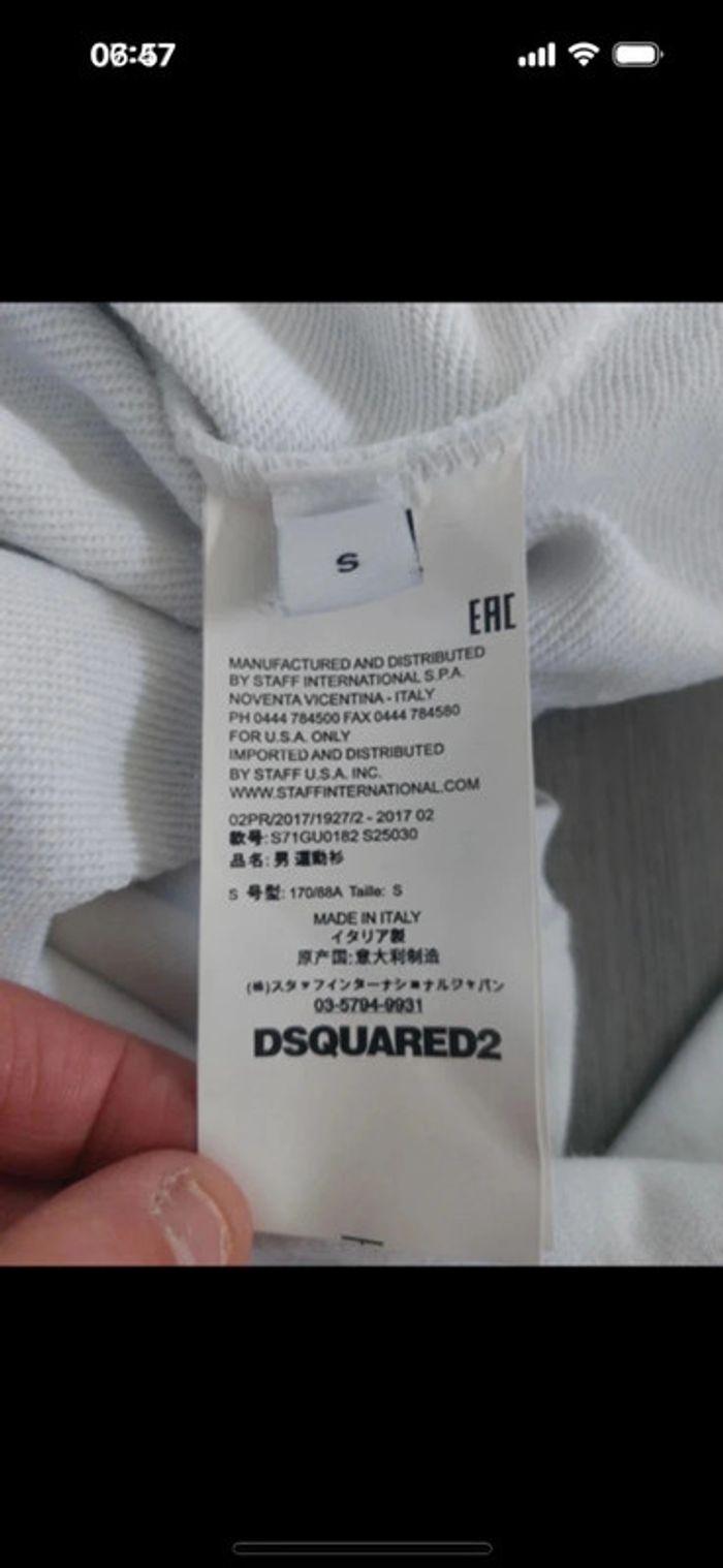 Sweat Dsquared2 taille S - photo numéro 5