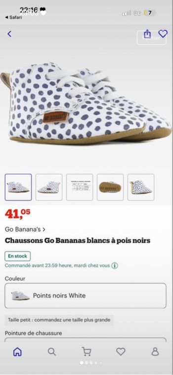 Chaussons bébé apprentissage 