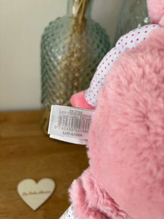 Peluche lapin grandes pattes - photo numéro 5