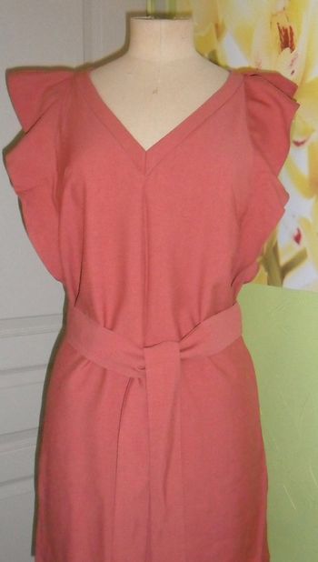 Robe été H&M corail Tbe