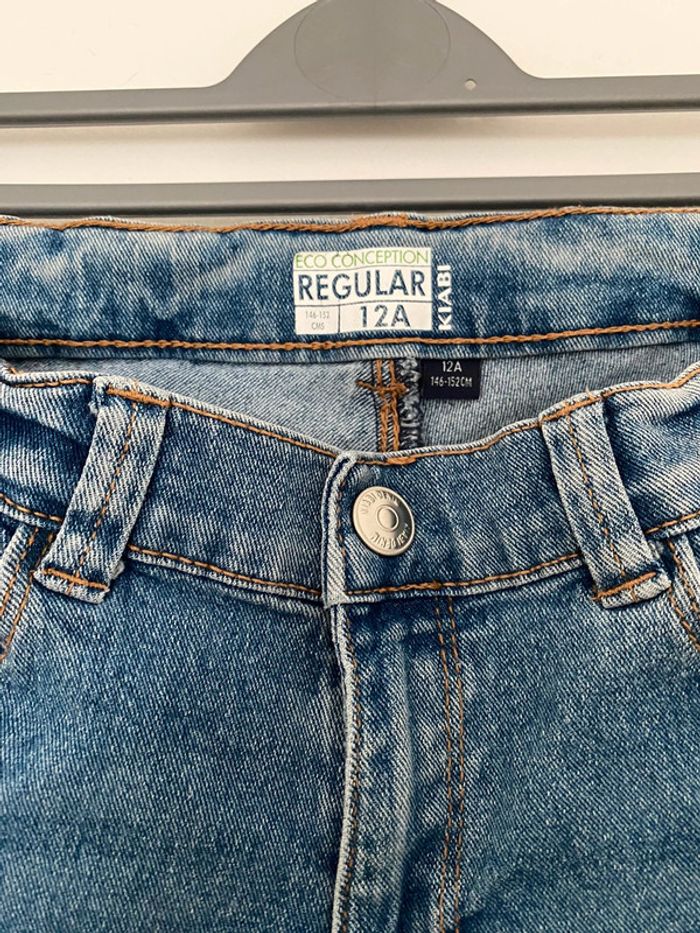Pantalon jeans Kiabi fille 12A ou adulte 34 - photo numéro 2