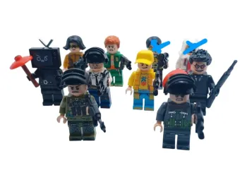 Lot de 8 Figurines Garde-Lego Compatible