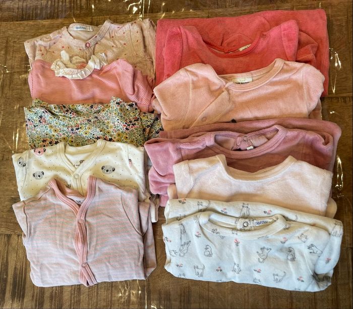 Lot 10 pyjamas bébé - 6/9 mois - photo numéro 5