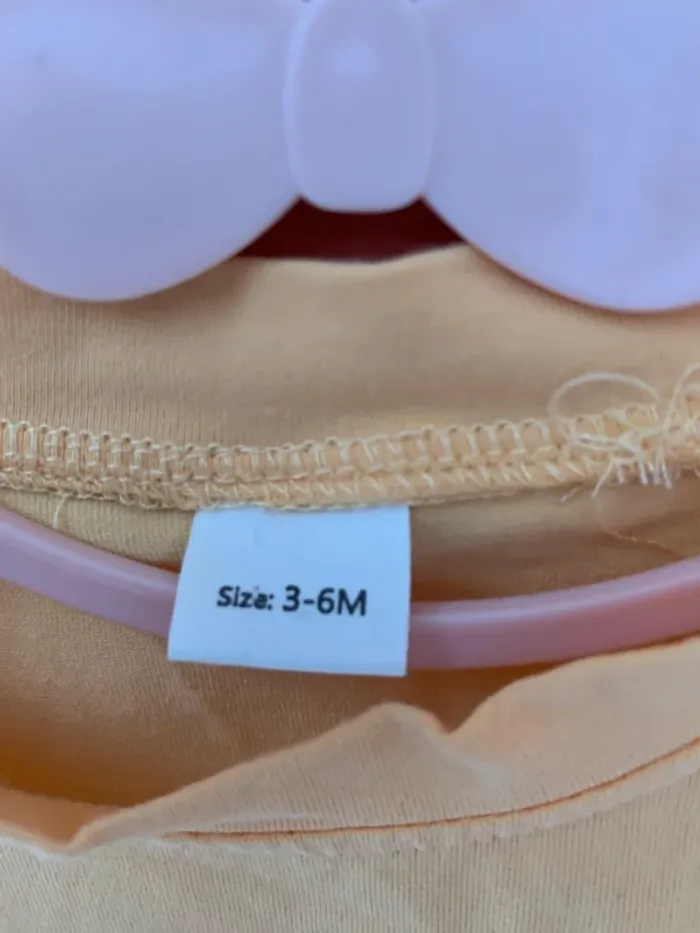 🧡 Body “mini” moutarde – 3-6 mois - photo numéro 4