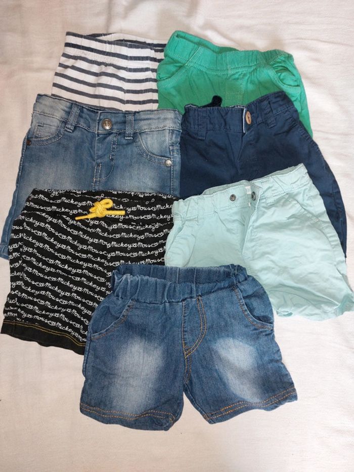 Lot de 7 shorts / 6 mois