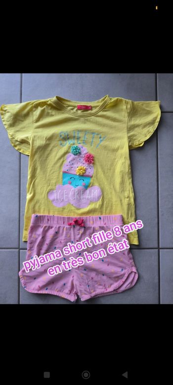 Pyjama fille 8 ans