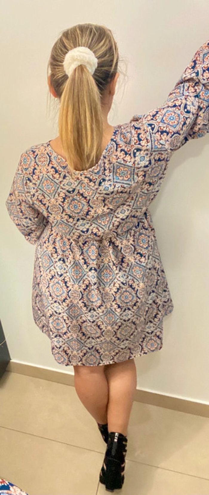 Jolie Robe Imprimée Col V Taille XL - photo numéro 8