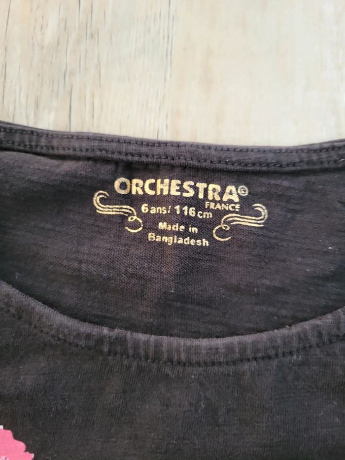 T-shirt MC fille 6 ans Orchestra - photo numéro 2
