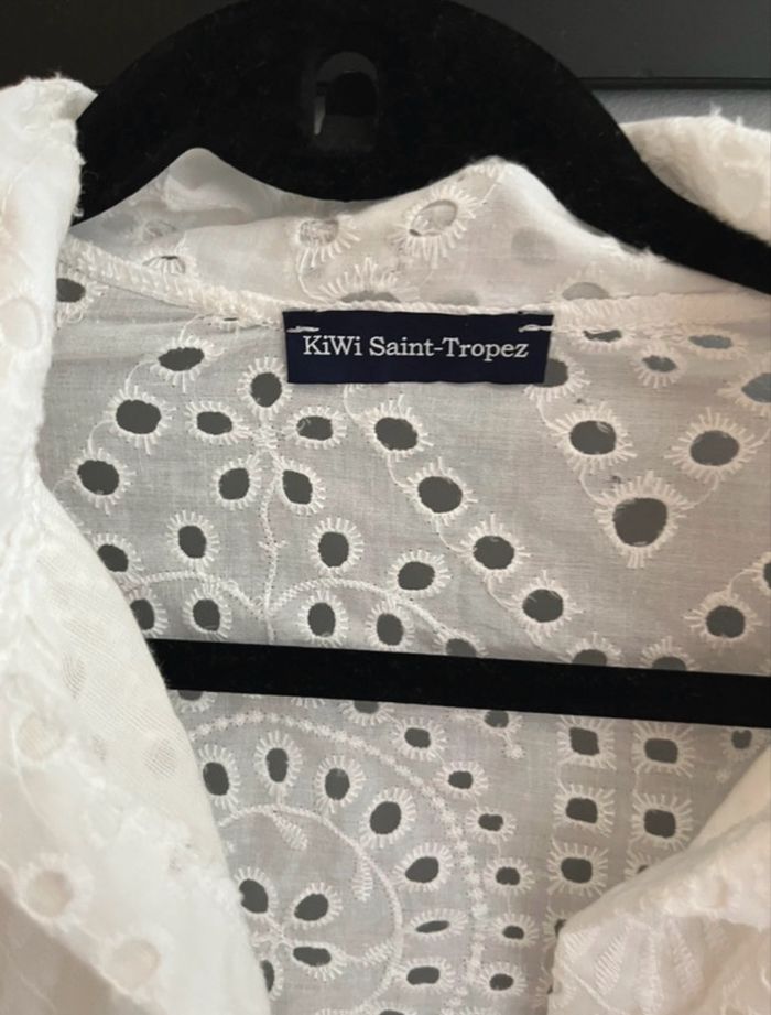 Chemise courte blanche kiwi st tropez - photo numéro 3