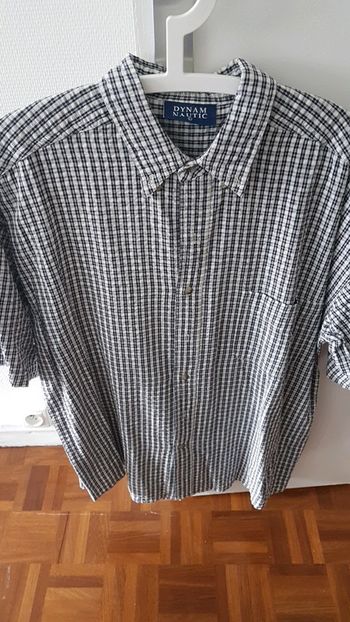 Chemise a carreaux courte manche