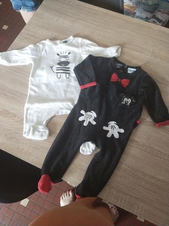 Lot de 2 pyjamas 6 mois