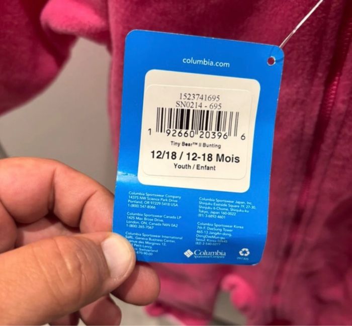 Combinaison polaire Columbia Tiny Bear - photo numéro 5