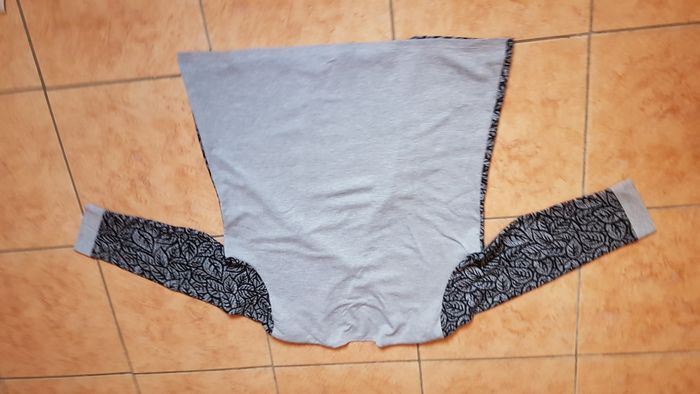 Tunique femme noire et grise 46-48 (3XL) Roma - photo numéro 5