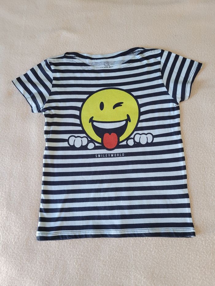T-shirt smiley 10 ans