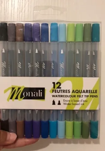 12 feutres Aquarelle