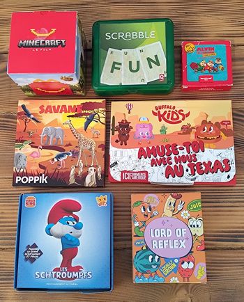 Lot de jeux pour enfants de voyage