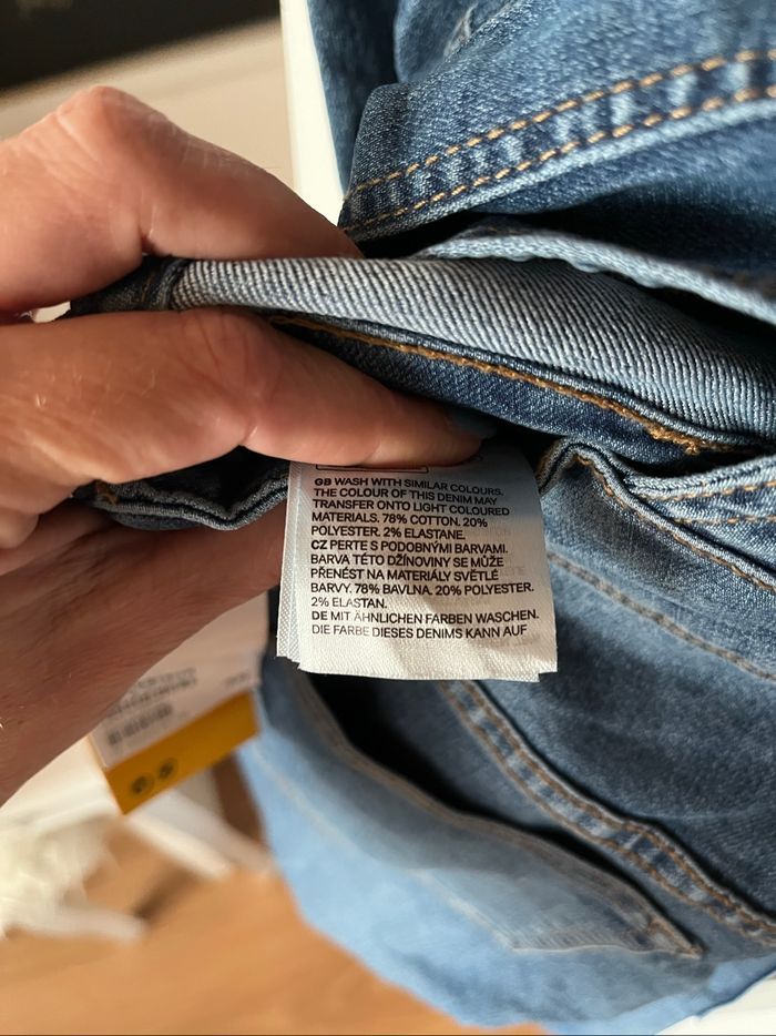 Salopette en jean denim bleu  H&M T36 neuve 💙 - photo numéro 4