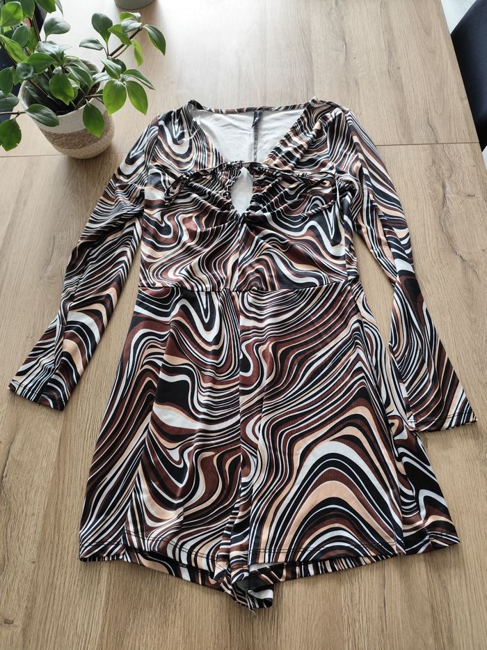 Combishort à motifs