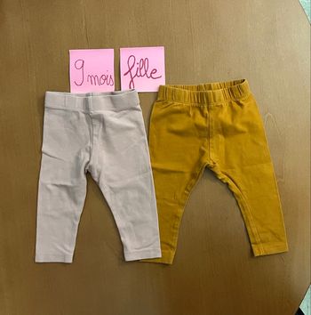 Lot de 2 leggings Kiabi