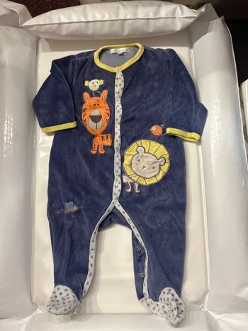 2 pyjamas hiver velours