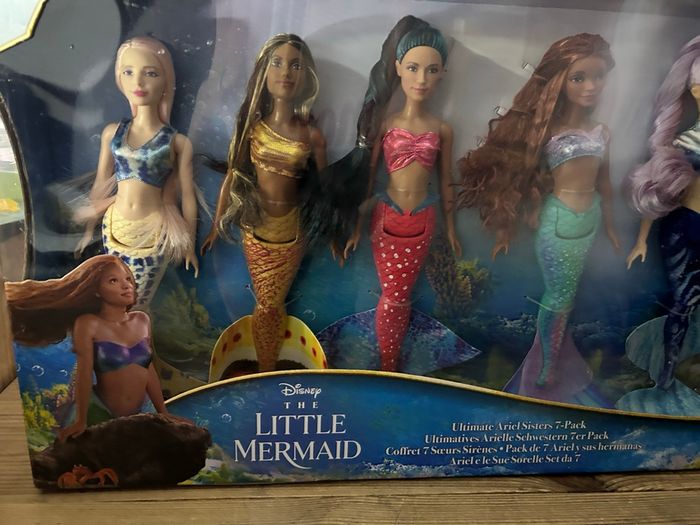 Coffret Barbie Disney La Petite Sirène – 7 sœurs sirènes – Neuf sous blister