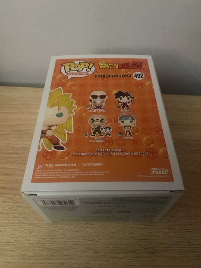 Funko pop DBZ super saiyan 3 goku neuve - photo numéro 3