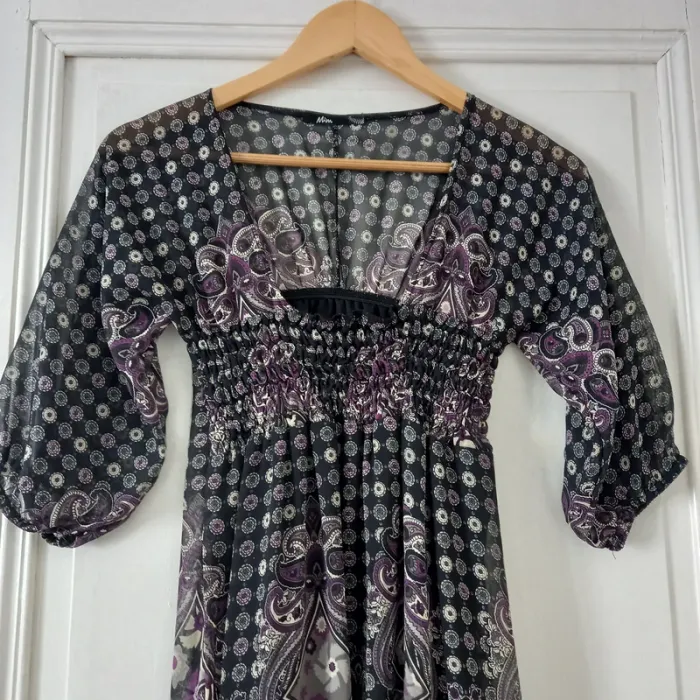 Robe longue boheme imprimés - photo numéro 3