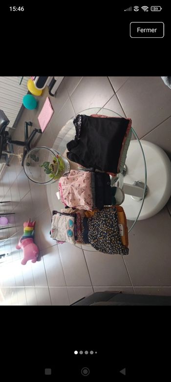 Lot vêtements fille 4 ans 