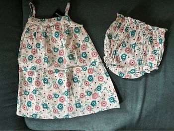 ensemble tunique et bloomer bouchara neuf 12 mois